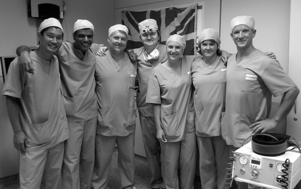 Mr Raj Bhatia delivering invited lecture on hand and wrist surgery